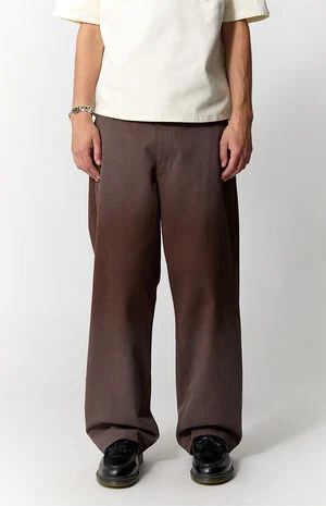 Chino Pants Baggy Brown Pigment image number 2