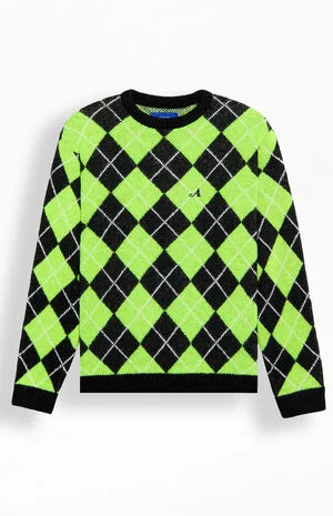 Argyle Crew Neck Sweater image number 1