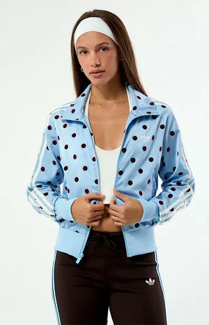Blue Satin Firebird Track Jacket image number 1
