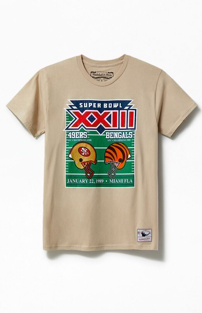 Mitchell & Ness NFL Super Bowl 49ERS Vs Bengals T-Shirt