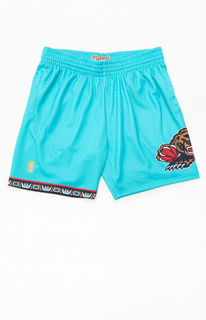 Vancouver Grizzlies Black Team Colour Swingman Short By Mitchell