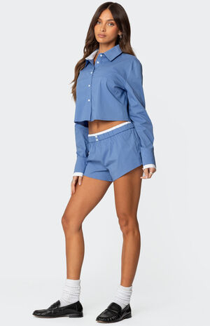 Danette Oversized Button Up Shirt image number 4