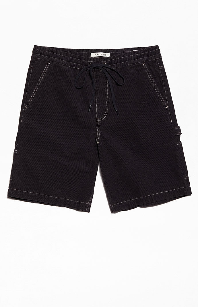 Pacsun Black Corduroy Carpenter Shorts | PacSun