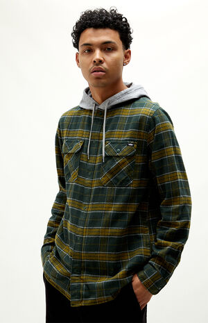 Green Parkway Hooded II Flannel Shirt image number 1