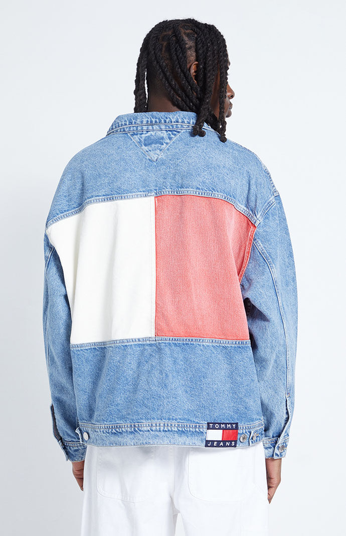 Tommy Jeans Oversized Denim Trucker Jacket PacSun