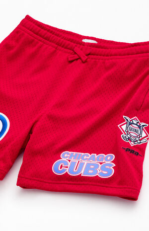 Kids Chicago Cubs Classic Mesh Basketball Shorts image number 3