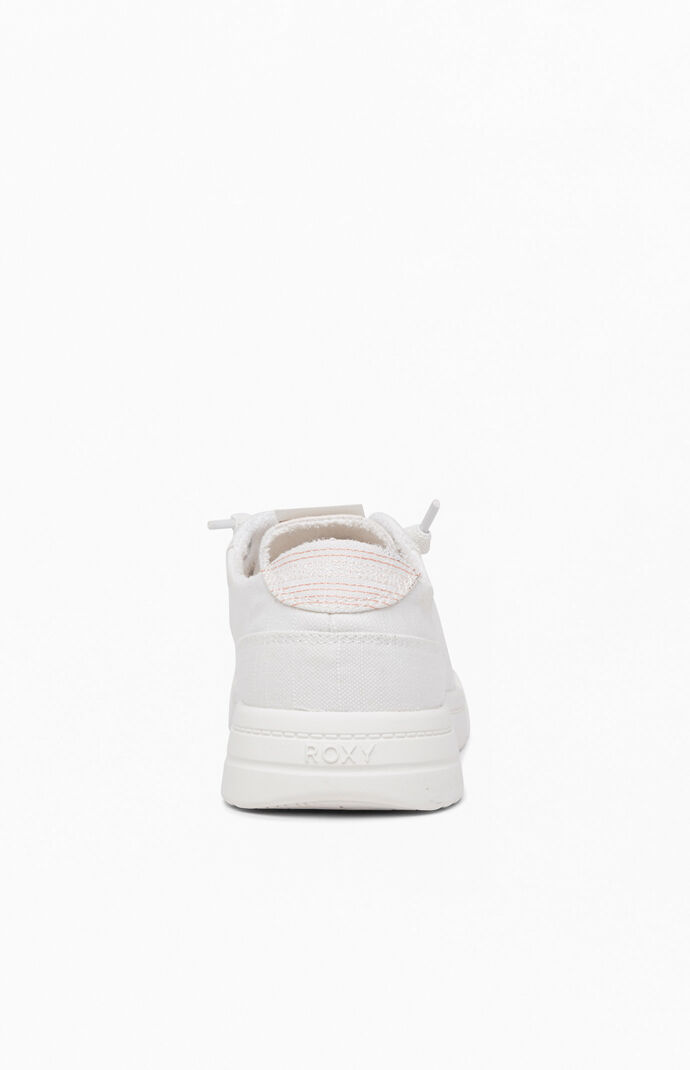 Women's White Cannon Sneakers
