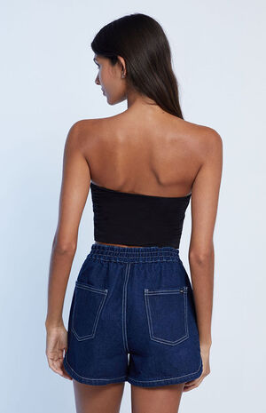 Venice High Waisted Denim Shorts image number 4