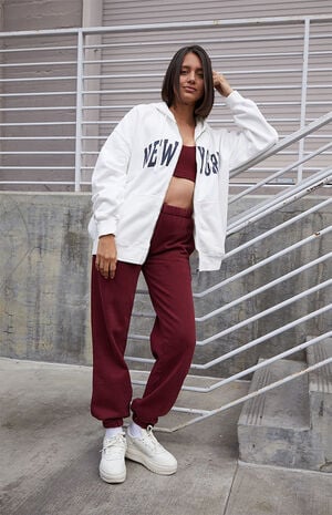 White New York Full Zip Hoodie image number 4