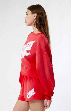 By PacSun Cherry Coke Boxy Crew Neck Sweatshirt image number 2