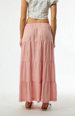 Classic Tiered Maxi Skirt image number 4