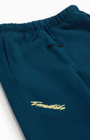 Kids Blue Classic Moto Jogger Sweatpants image number 3