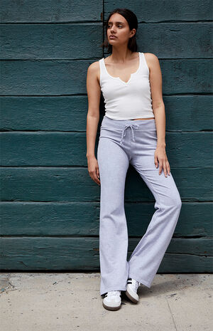 White Henley Tank Top image number 1