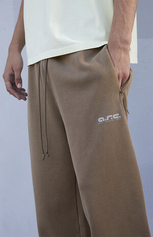 Brown Comfort Heavyweight Jogger Sweatpants image number 6