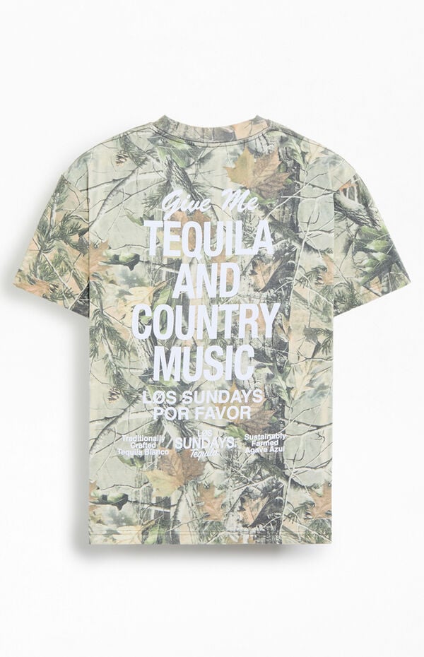 Los Sundays Camo The Tequila & Country Music T-Shirt