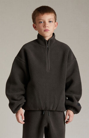 Essentials Ink Polar Fleece Half Zip Sweatshirt image number 1