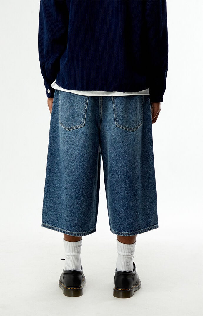 Pacsun Blaine Ultra Baggy Shorts Medium Blue