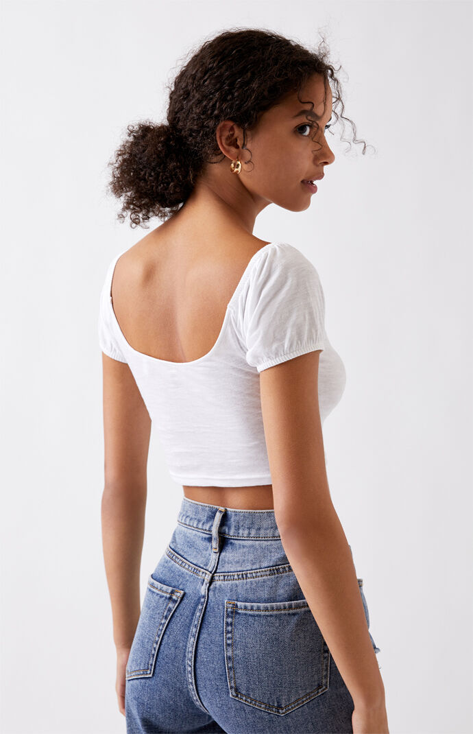 Halo Lace-Up Top