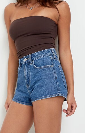 Ivy High Waisted Festival Jean Shorts Indigo image number 2