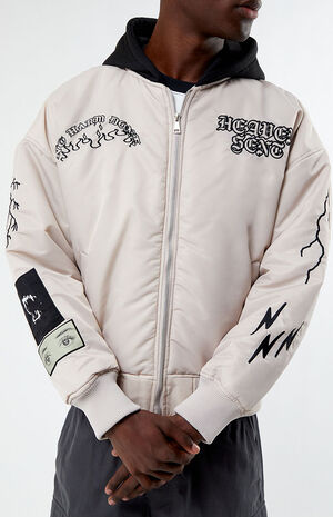 Nylon Hooded Bomber image number 3