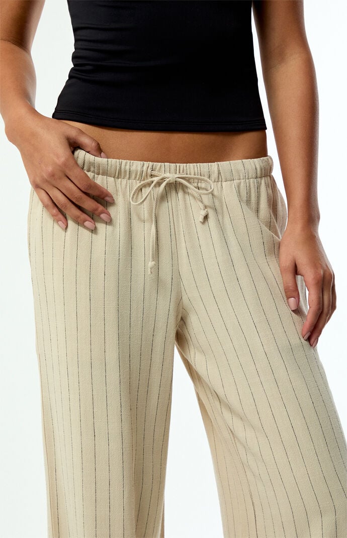 Pacsun Alisa Linen Pull-On Baggy Pants
