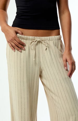 Alisa Linen Pull-On Baggy Pants image number 5