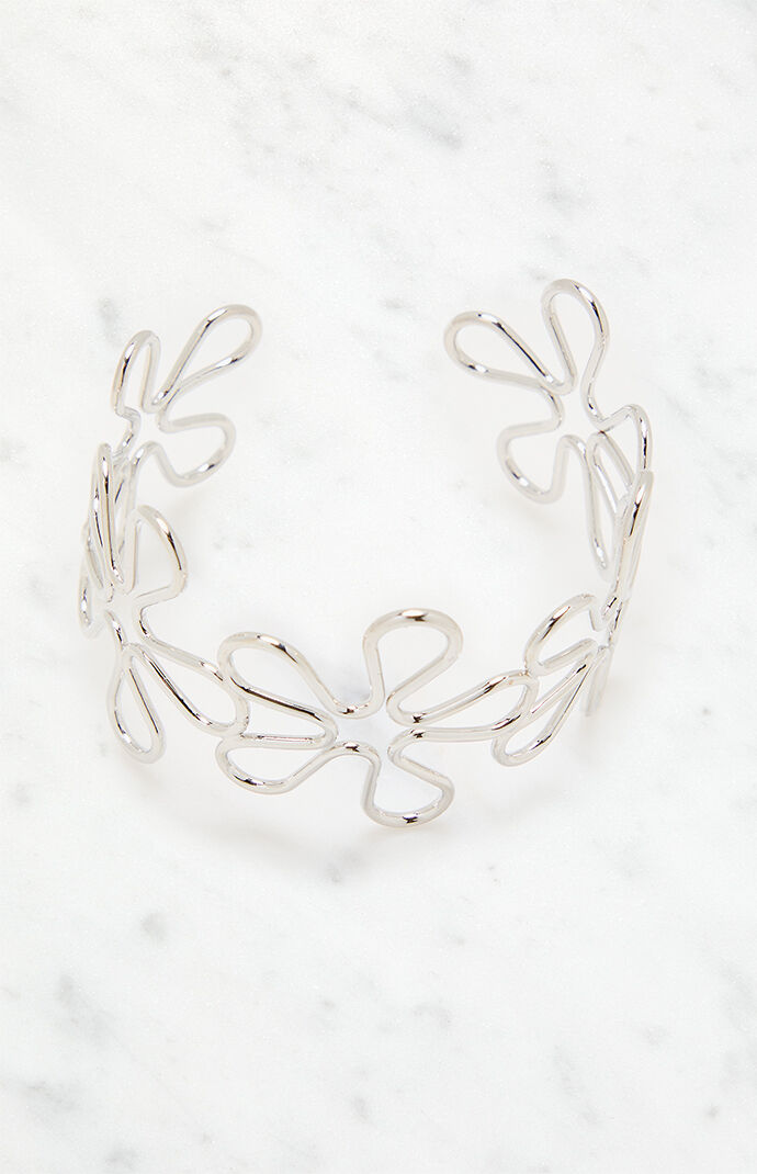 LA Hearts Flower Ear Cuff