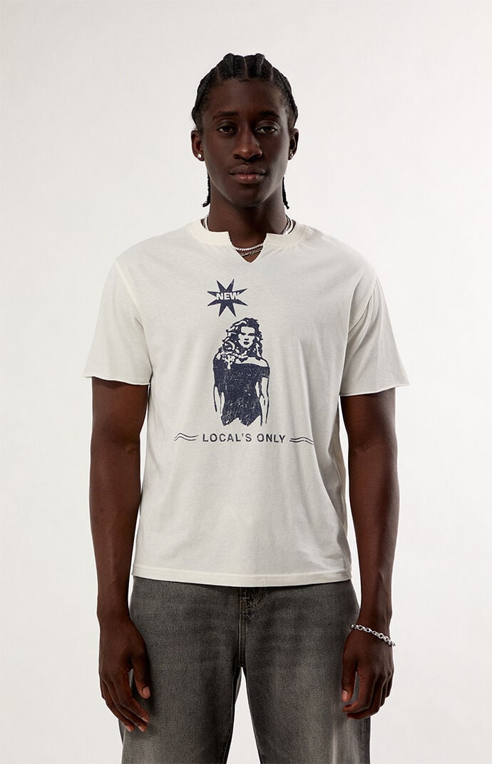 Pacsun Locals Only Notched Neck T-Shirt