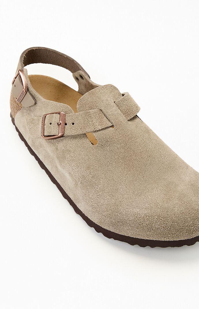 Birkenstock Tokio Suede Leather Clog Taupe | PacSun