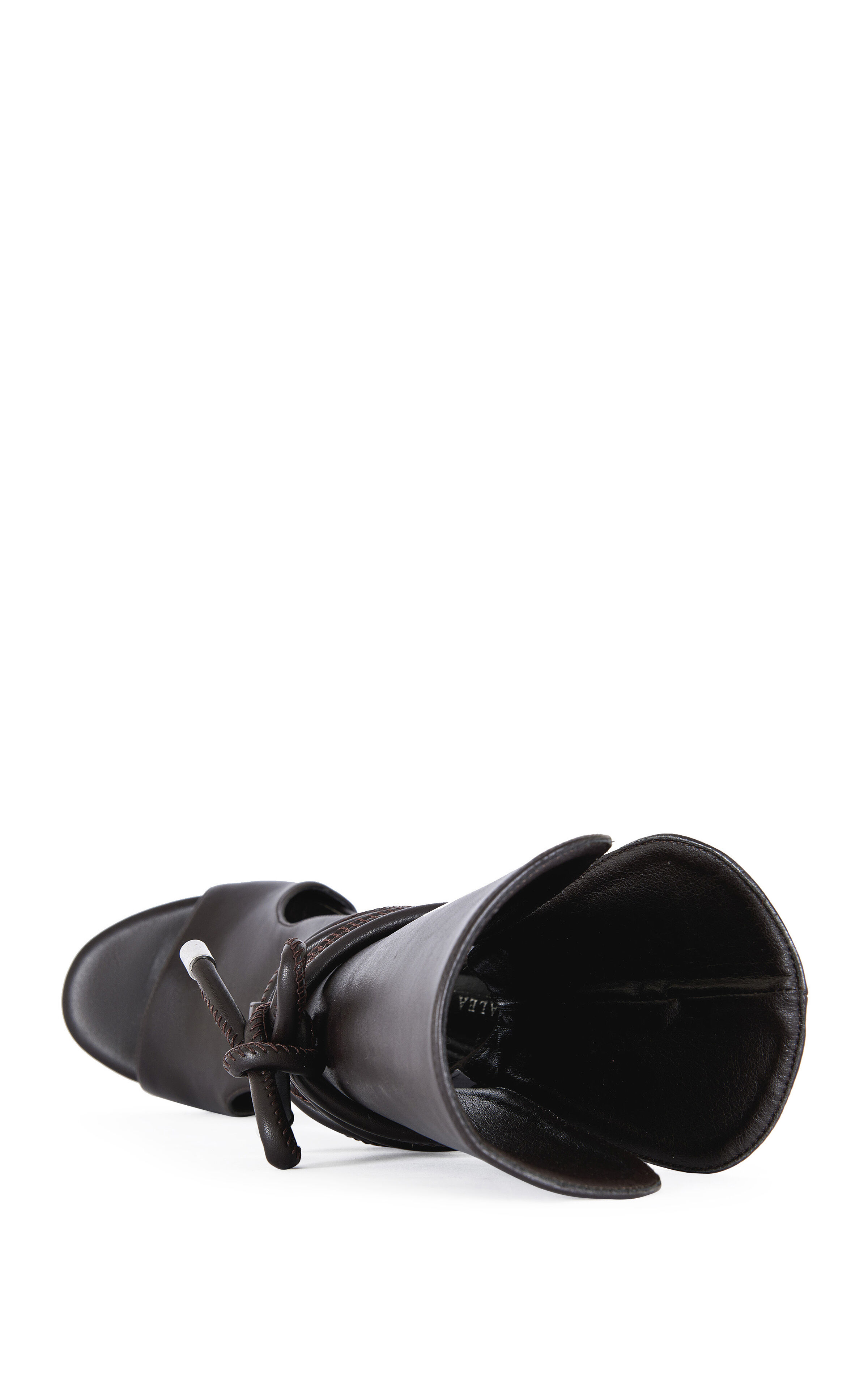 AZALEA WANG Women's Douma Chocolate Wrap Around Wedge Sandals