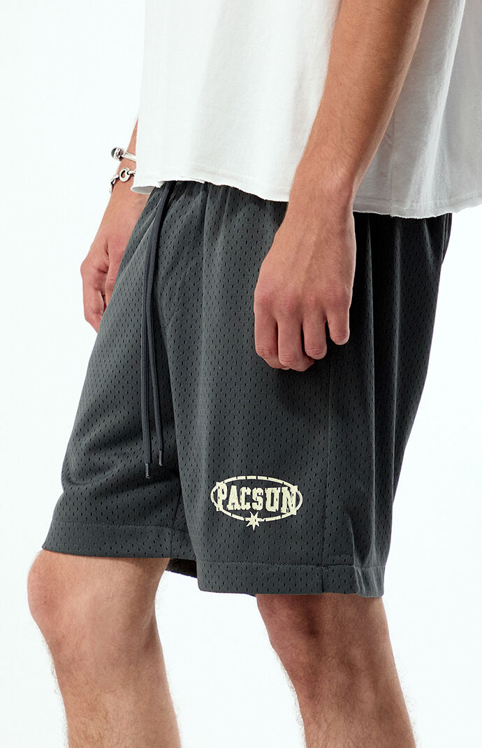 Pacsun Charcoal Mesh Basketball Shorts | Pacsun