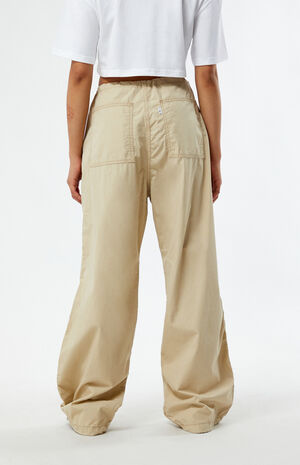 Khaki Parachute Pants image number 4