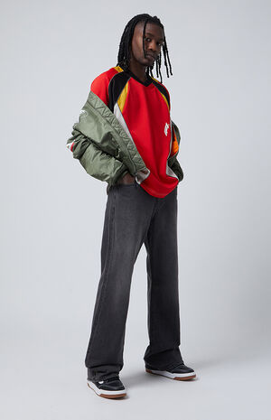 Jordan Baggy Bootcut Jeans Black image number 2