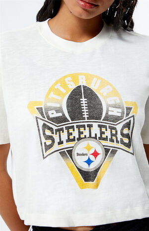 Pittsburg Steelers Cropped T-Shirt image number 3