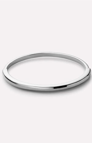 Brynley Silver Bangle Bracelet image number 1
