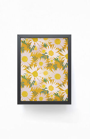 Flower Walnut Framed Mini Art Print image number 2