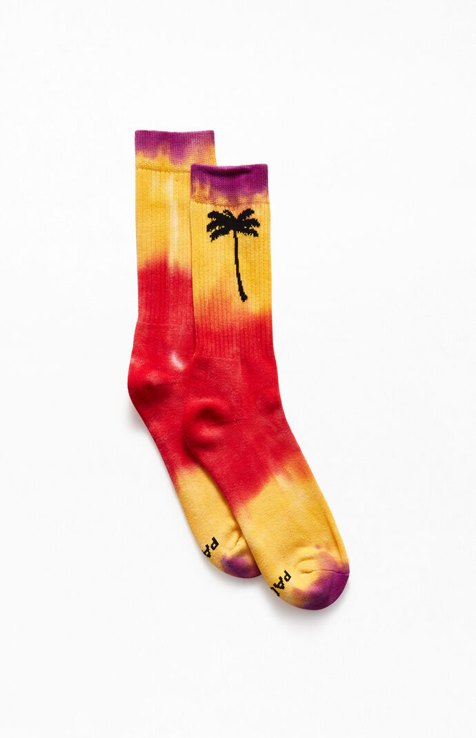 Palm Tree Crew Socks