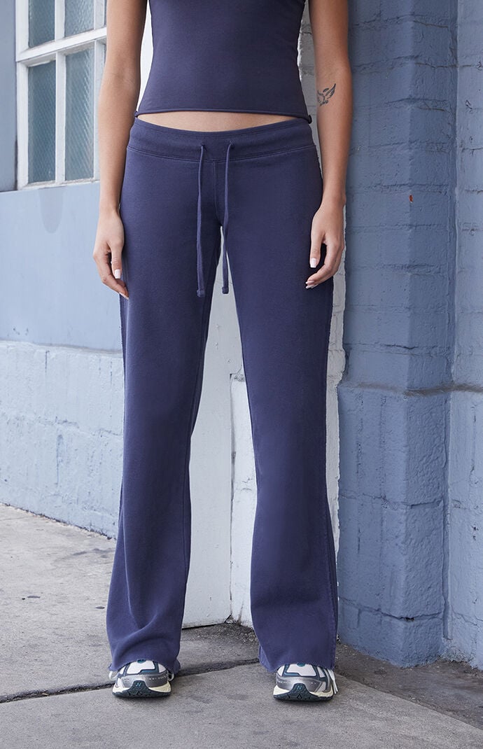 John Galt Blue Hilary Soft Baggy Sweatpants