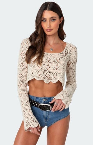 Tessie Crochet Top image number 1