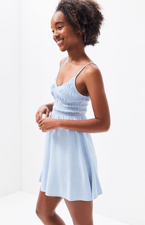 Smocked Mini Dress image number 2