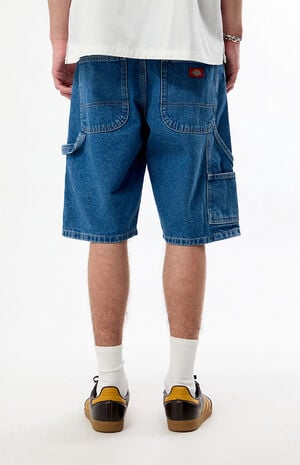 Medium Blue Carpenter Jean Shorts image number 4