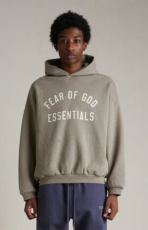 Heather Grey Fleece Hoodie image number 2