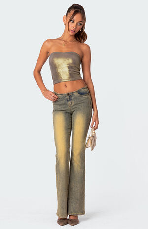 Spotlight Metallic Tube Top image number 2