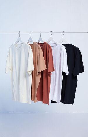 5 Pack Reece Solid T-Shirts image number 1