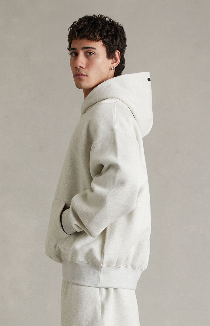 Fear of God ESSENTIALS Oatmeal Heather Signature Classic Hoodie
