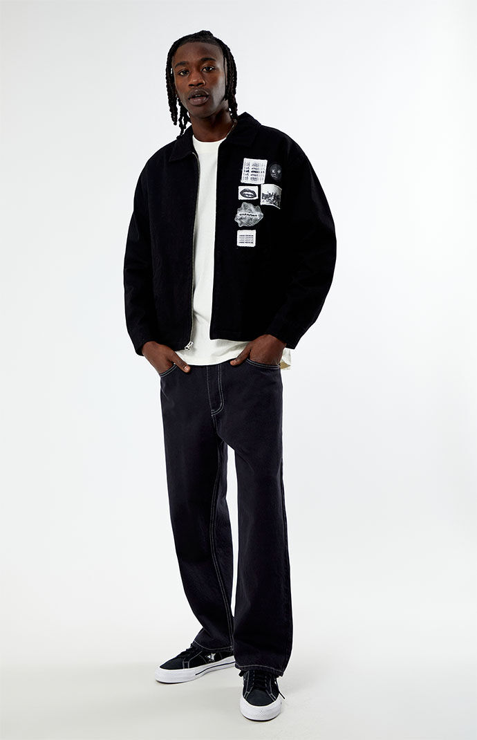 Pacsun Patches Black Workwear Jacket | PacSun