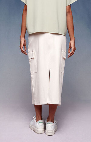 x PacSun On The Go Cargo Midi Skirt image number 4