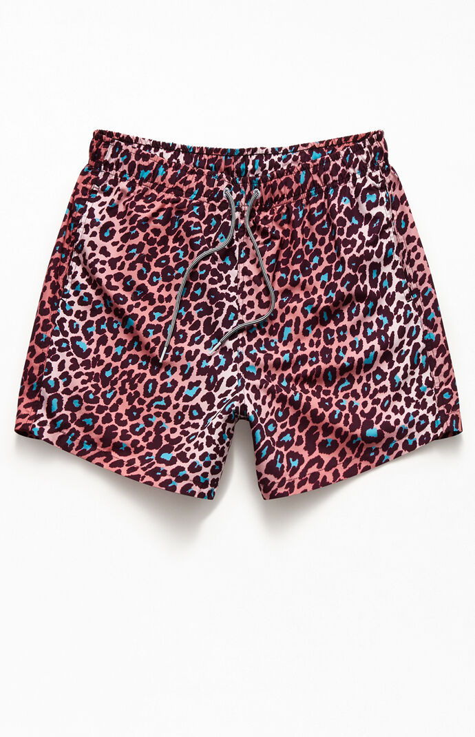 Leopard 15" Swim Trunks