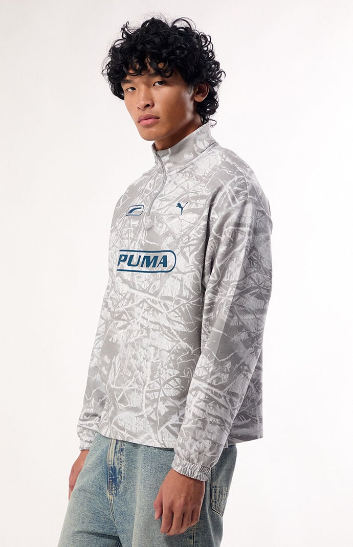 Puma Camo Logo Quarter Zip Sweatshirt