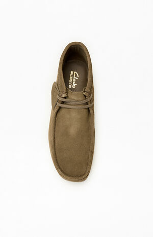 Khaki Suede Wallabee Evo Shoes image number 5